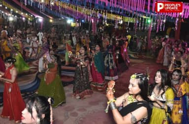 पीपुल्स समाचार के गरबा-डांडिया उत्सव में उमड़ा उल्लास, ग्वालियर की बेटी नीलाक्षी के लिए जुटाए 77 हजार रुपए
