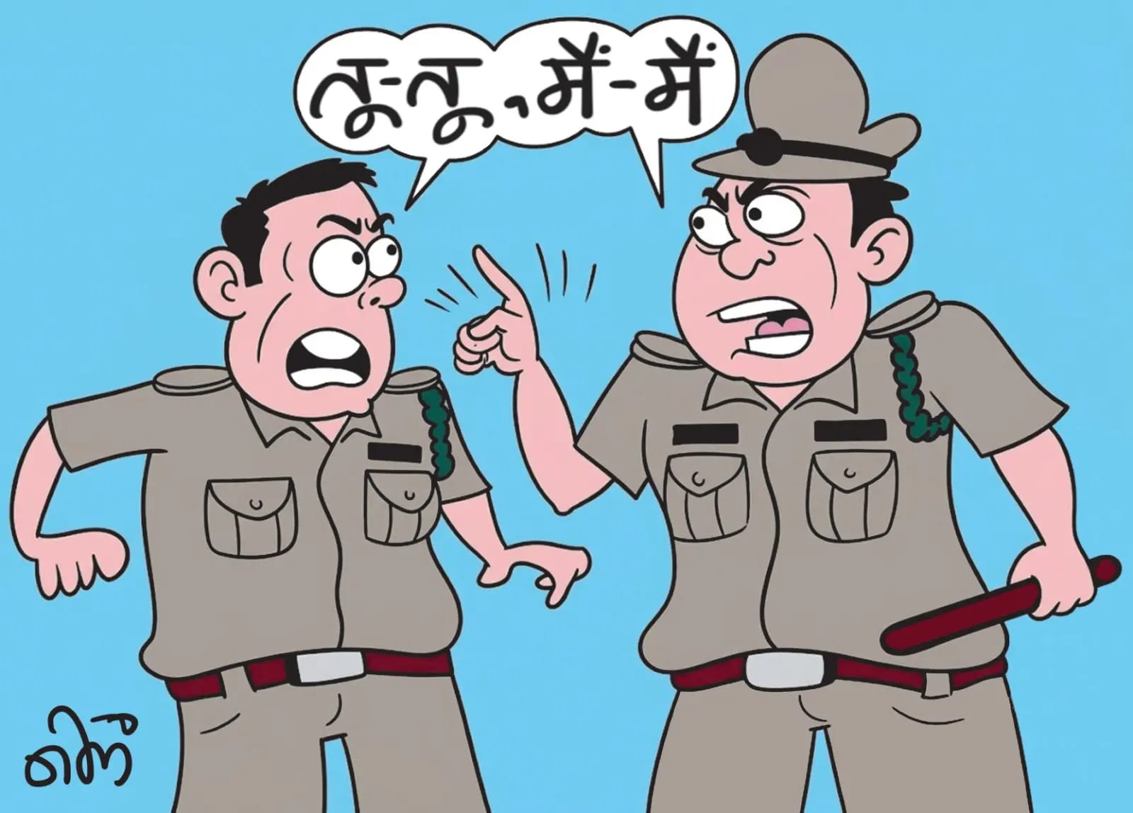 जबलपुर में चेक पॉइंट पर टीआई और हवलदार में मारपीट, दांत टूटने और चोट लगने की शिकायत करने वाला कांस्टेबल सस्पेंड