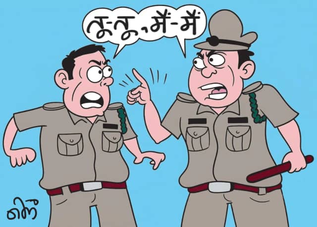 जबलपुर में चेक पॉइंट पर टीआई और हवलदार में मारपीट, दांत टूटने और चोट लगने की शिकायत करने वाला कांस्टेबल सस्पेंड