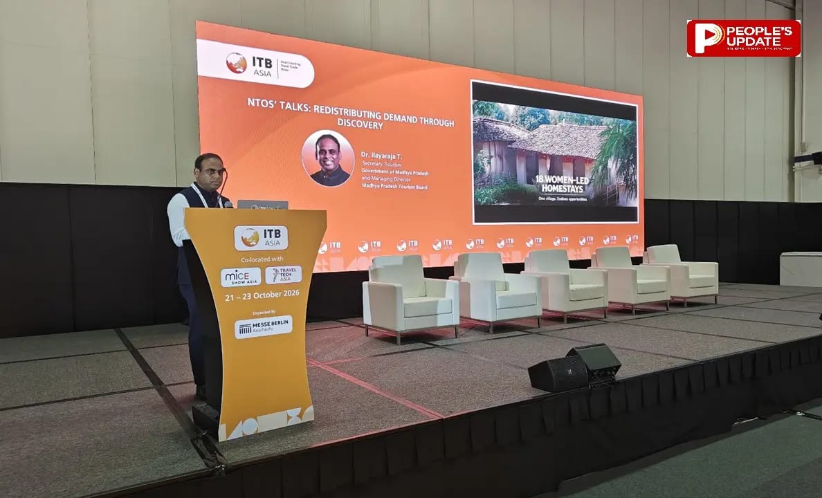 MP Tourism: सिंगापुर के आईटीबी एशिया ट्रैवल रोड शो में बोले डॉ. इलैयाराजा टी-ऑथेंटिक, रस्टिक और रॉ एक्सपीरियंस के लिए मध्यप्रदेश आएं