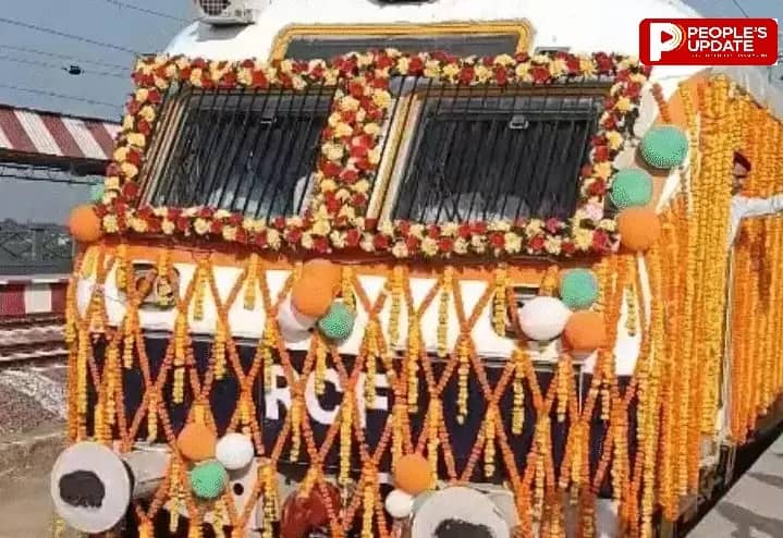 नागौद-सतना और चुरहट-रीवा रूट पर दौड़ी रेल, केंद्रीय रेल मंत्री व सीएम ने वर्चुअली हरी झंडी दिखाकर किया शुभारंभ