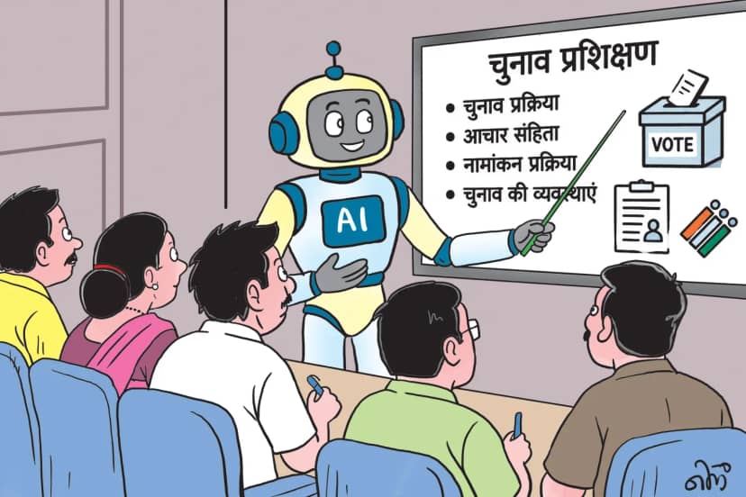 देश मेें पहली बार-चुनावी ट्रेनिंग अब रोबोट से! मप्र निर्वाचन आयोग ने की तैयारी, करोड़ों रुपए खर्च बचाने का है लक्ष्य
