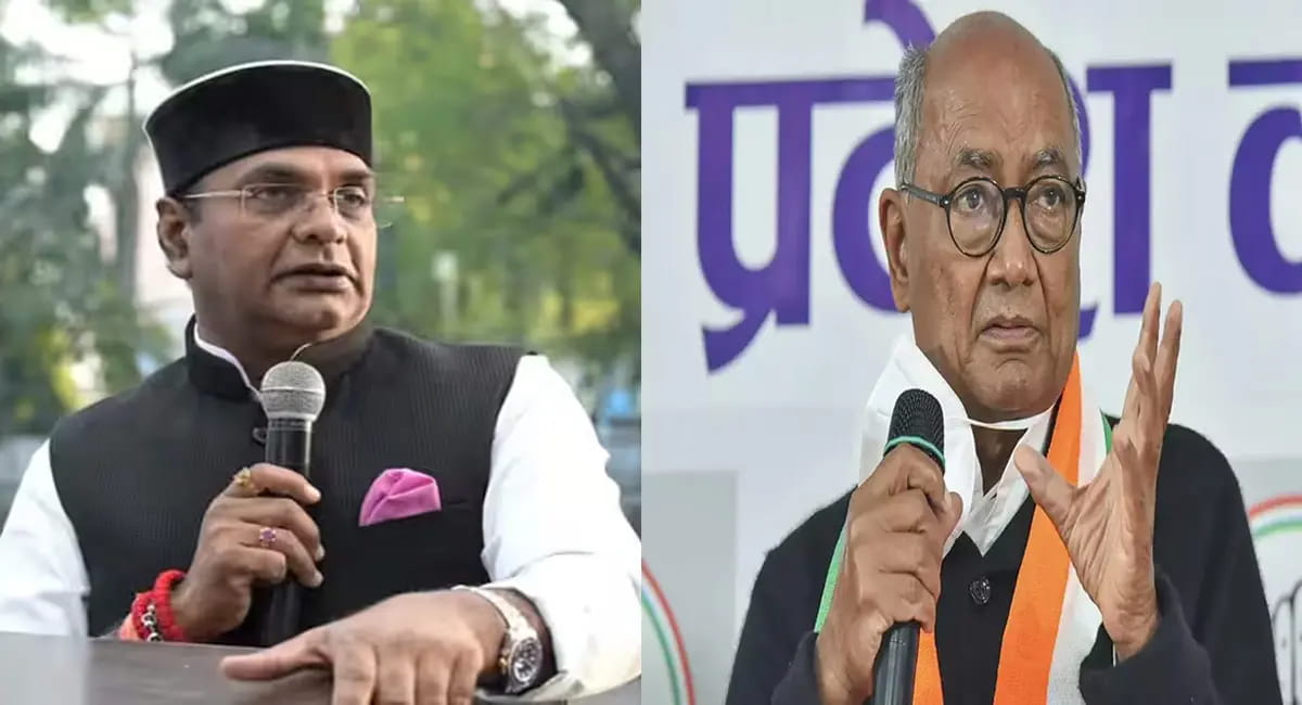 नक्सली के एनकाउंटर पर घड़ियाली आंसू, विश्वास सारंग ने दिग्विजय सिंह को घेरा