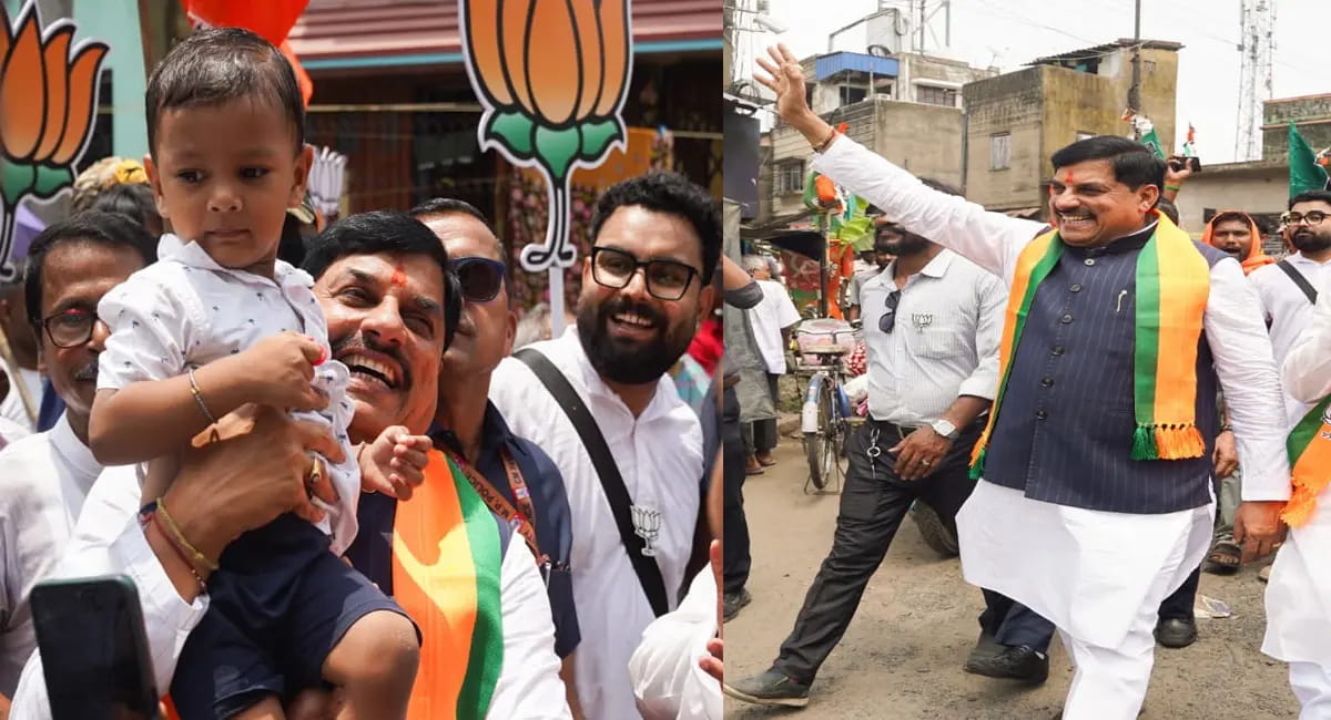 मुख्यमंत्री डॉ. मोहन यादव का बंगाल में जोरदार प्रचार, बोले - अब ठहराव नहीं, बदलाव और विकास चाहिए