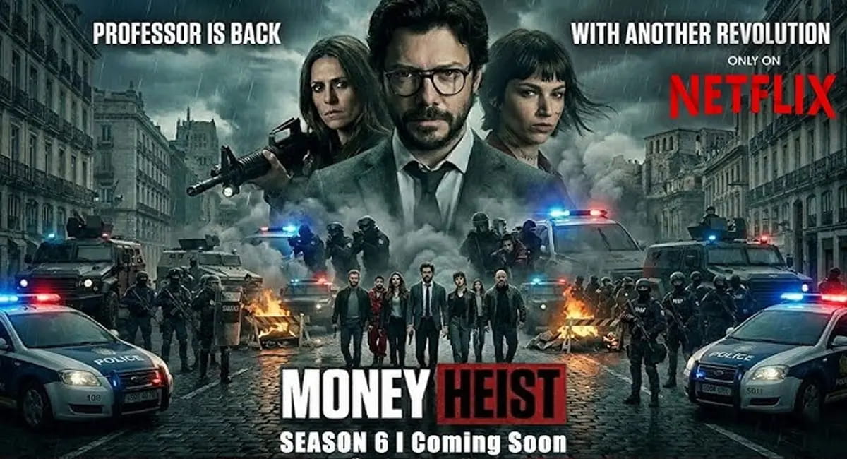 5 सीजन के बाद Money Heist फिर करेगा धमाकेदार एंट्री, Netflix ने किया बड़ा ऐलान