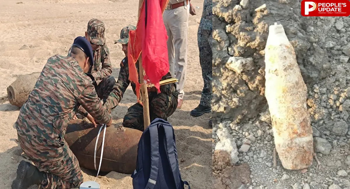 डुमना एयरपोर्ट के पास खुदाई के दौरान मिला UXO बम , पूरे क्षेत्र में हाई अलर्ट जारी!