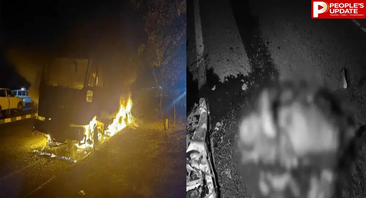 50 मीटर तक घिसटती रही गाड़ी: लगी आग, युवक की मौत