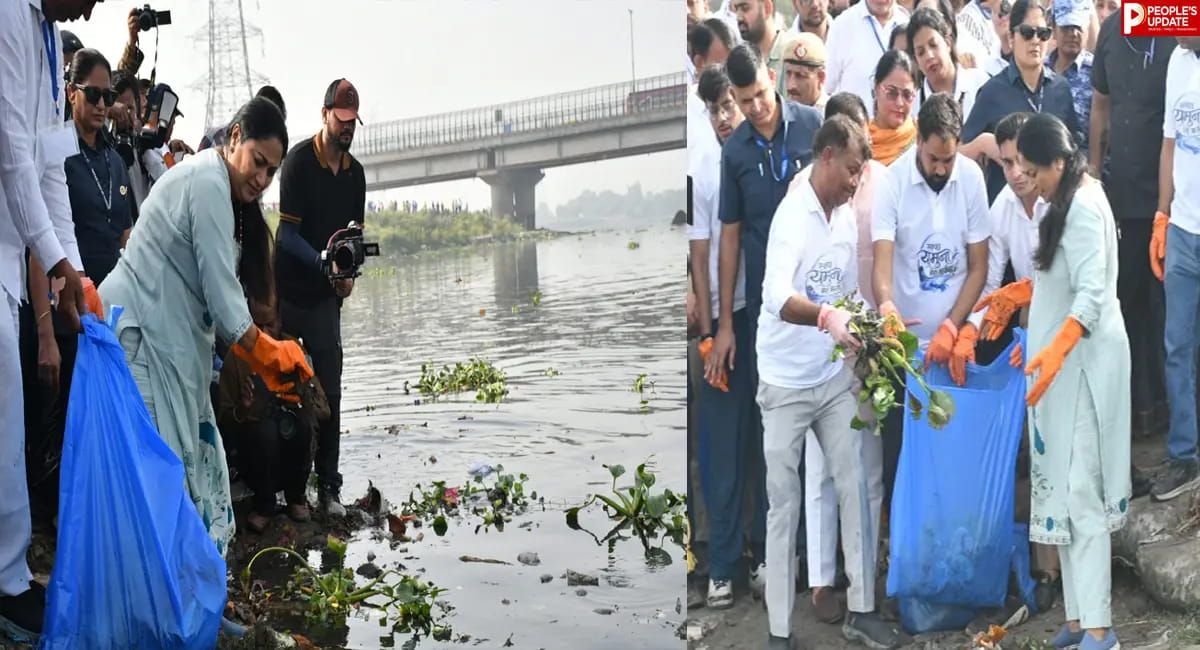 28 घाटों पर सफाई, मंत्री, सांसद, हजारों स्वयंसेवक समेत सीएम रेखा गुप्ता भी हुईं शामिल