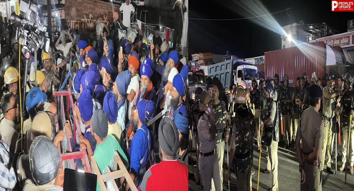 निहंग जत्थे की एंट्री से मचा हड़कंप! रातभर हाई अलर्ट पर रहा शहर, पुलिस की बातचीत के बाद लौटे वापस
