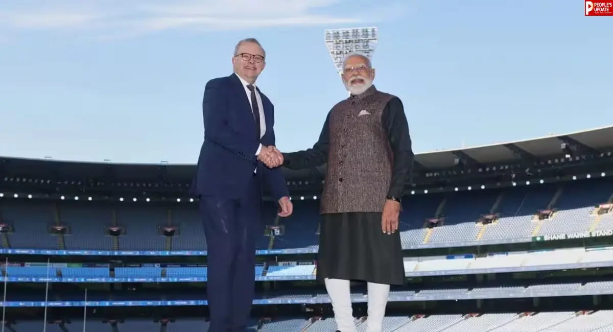 MCG से पीएम मोदी ने किया बड़ा ऐलान, स्टीव वॉ भी रहे मौजूद