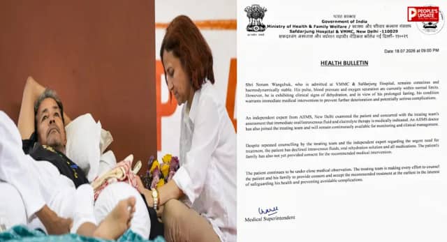 हॉस्पिटल पहुंचने के बाद भी नहीं टूटा सोनम वांगचुक का अनशन, पत्नी की भावुक अपील के बीच डॉक्टरों ने बताई सेहत