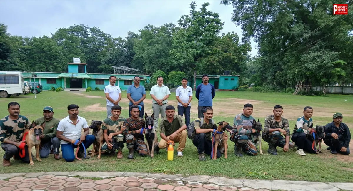 पन्ना टाइगर रिजर्व ने जीता खिताब, संजय टाइगर रिजर्व के सुरेश प्रसाद बैगा बने बेस्ट डॉग हैंडलर