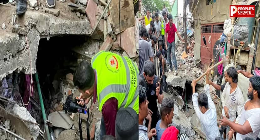 सीमापुरी में भरभराकर गिरी चार मंजिला इमारत, गर्भवती समेत 3 की मौत, मलबे में घंटों चला रेस्क्यू..!