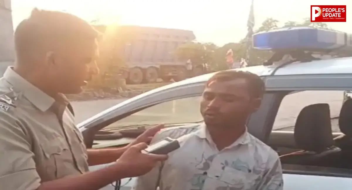 सीहोर में नशेड़ी ड्राइवर का तांडव: पुलिस से झूमाझटकी, नेमप्लेट नोंची, फर्जी नाम बताकर धराया!