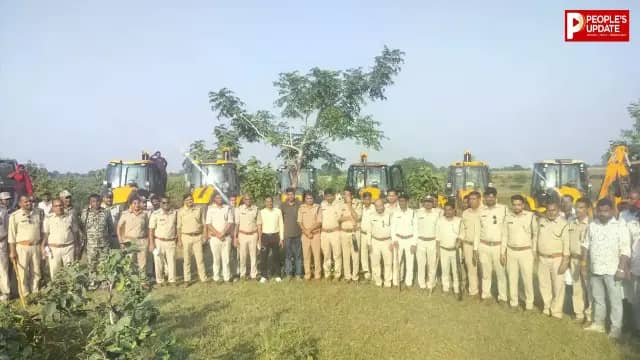 गुना में वन भूमि पर कार्रवाई, 360 बीघा जमीन से हटाया कब्जा, 18 जेसीबी और 2 पोकलेन मशीनें लगीं