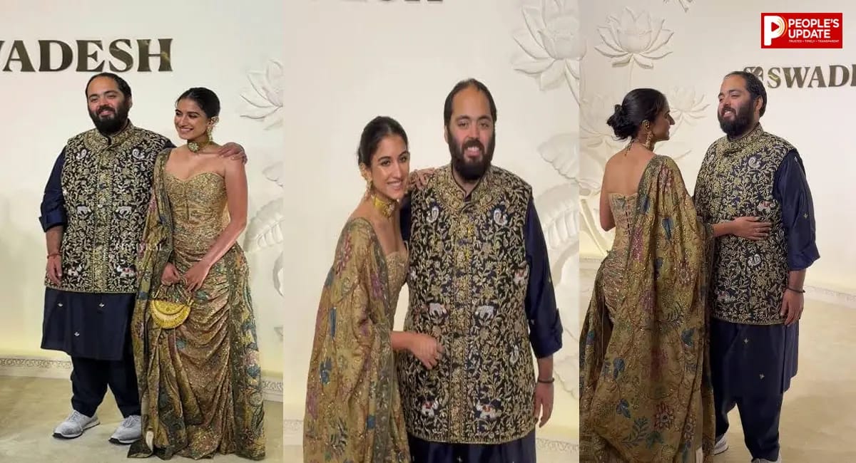 Radhika Ambani Look: राधिका अंबानी के लहंगे पर दिखी पूरी कृष्ण लीला, गोल्डन लुक और कॉर्सेट ने खींचा सबका ध्यान