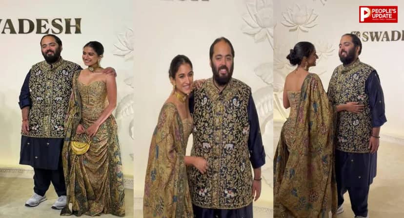 Radhika Ambani Look: राधिका अंबानी के लहंगे पर दिखी पूरी कृष्ण लीला, गोल्डन लुक और कॉर्सेट ने खींचा सबका ध्यान