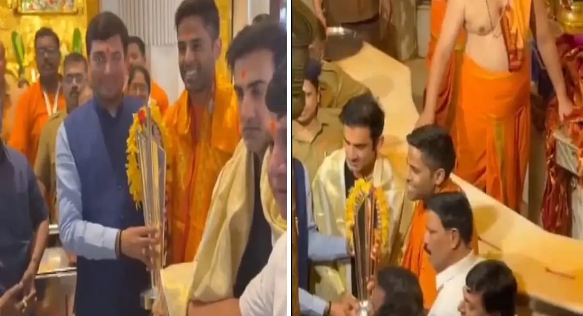 कप्तान सूर्या- गंभीर ने सिद्धिविनायक मंदिर में लिया आशीर्वाद, देखें वीडियो