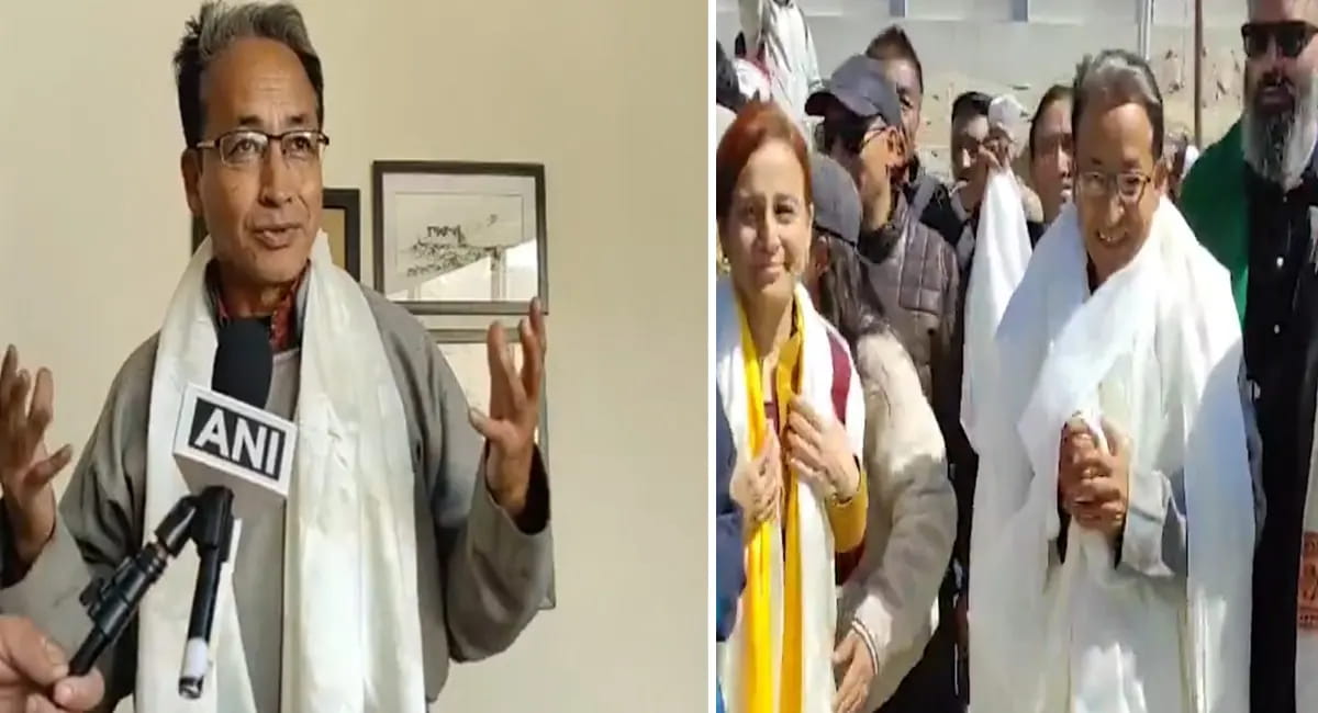 हजारों समर्थकों ने किया गर्मजोशी से स्वागत, बोले- पहाड़ों में आकर अच्छा लग रहा