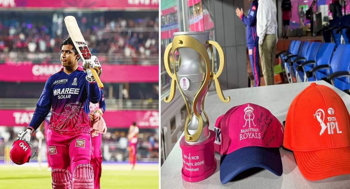 लिखा डियर वैभव "वेल डन", RCB ने 37वीं बार बनाए 200+ रन