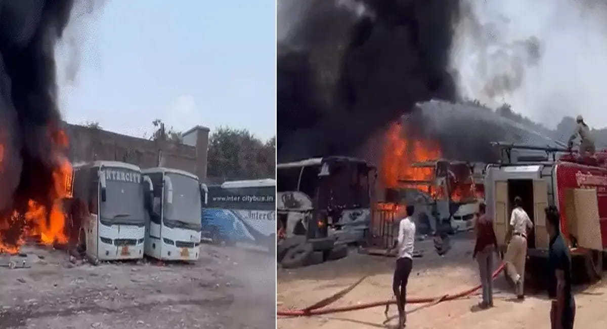 4 धमाके, प्रत्यक्षदर्शी बोले- सिलेंडर फटने जैसी आवाजें सुनाई दी