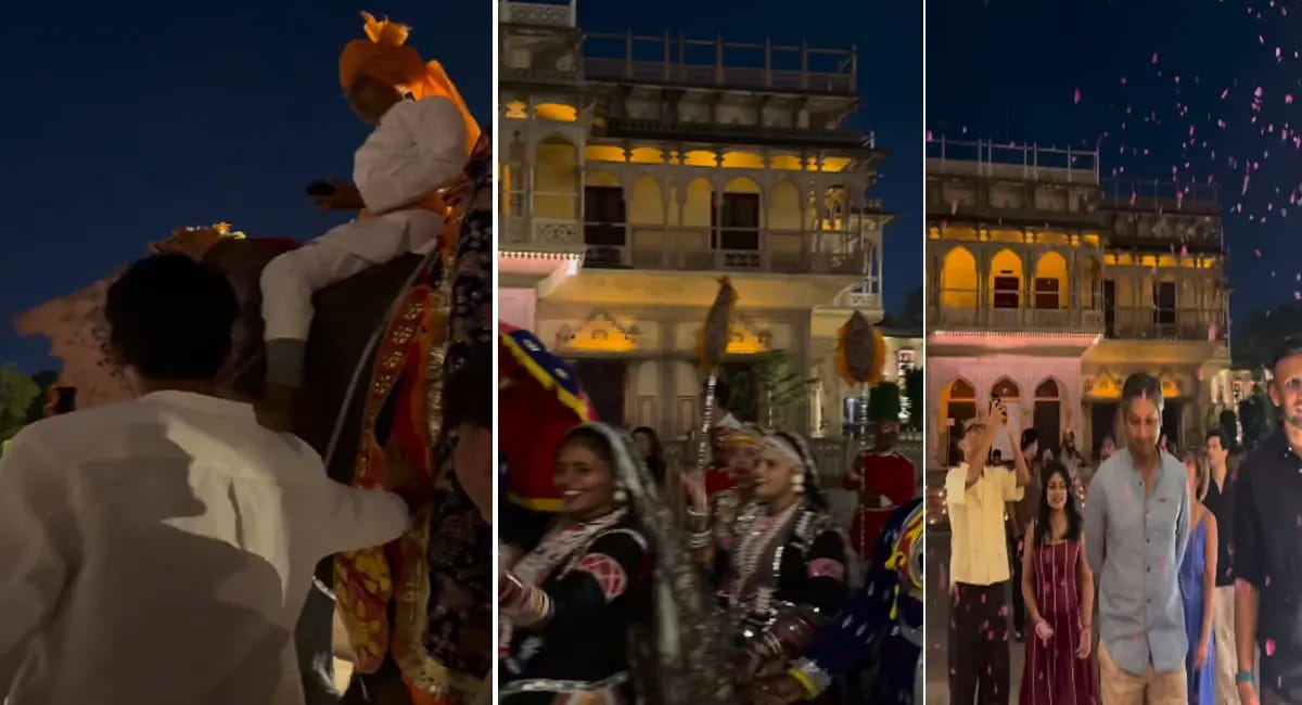 पूर्व राजपरिवार की मेहमान बनी राजस्थान रॉयल्स, द सिटी पैलेस में मिला ग्रैंड वेलकम, स्वागत में लगे हाथी- शहनाई