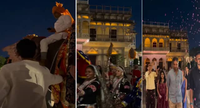 पूर्व राजपरिवार की मेहमान बनी राजस्थान रॉयल्स, द सिटी पैलेस में मिला ग्रैंड वेलकम, स्वागत में लगे हाथी- शहनाई