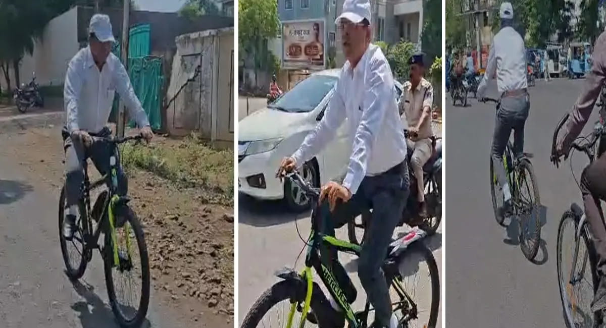 घर से हाईकोर्ट तक जस्टिस की 3 किमी साइकल राइड, जबलपुर में दिखा पीएम मोदी की अपील का असर