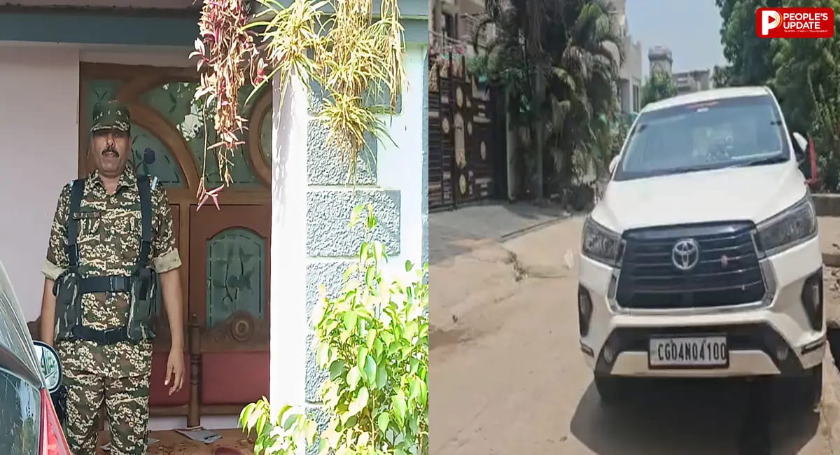 CGPSC भर्ती घोटाले की जांच में पूर्व सचिव जेके ध्रुव के घर छापेमारी
