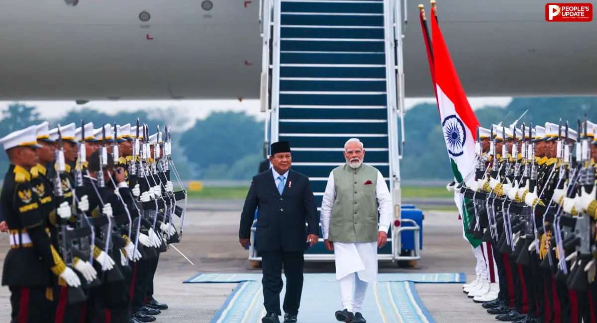 एयरपोर्ट पर राष्ट्रपति सुबियांतो ने स्वागत किया, फाइटर जेट्स ने सुरक्षा दी