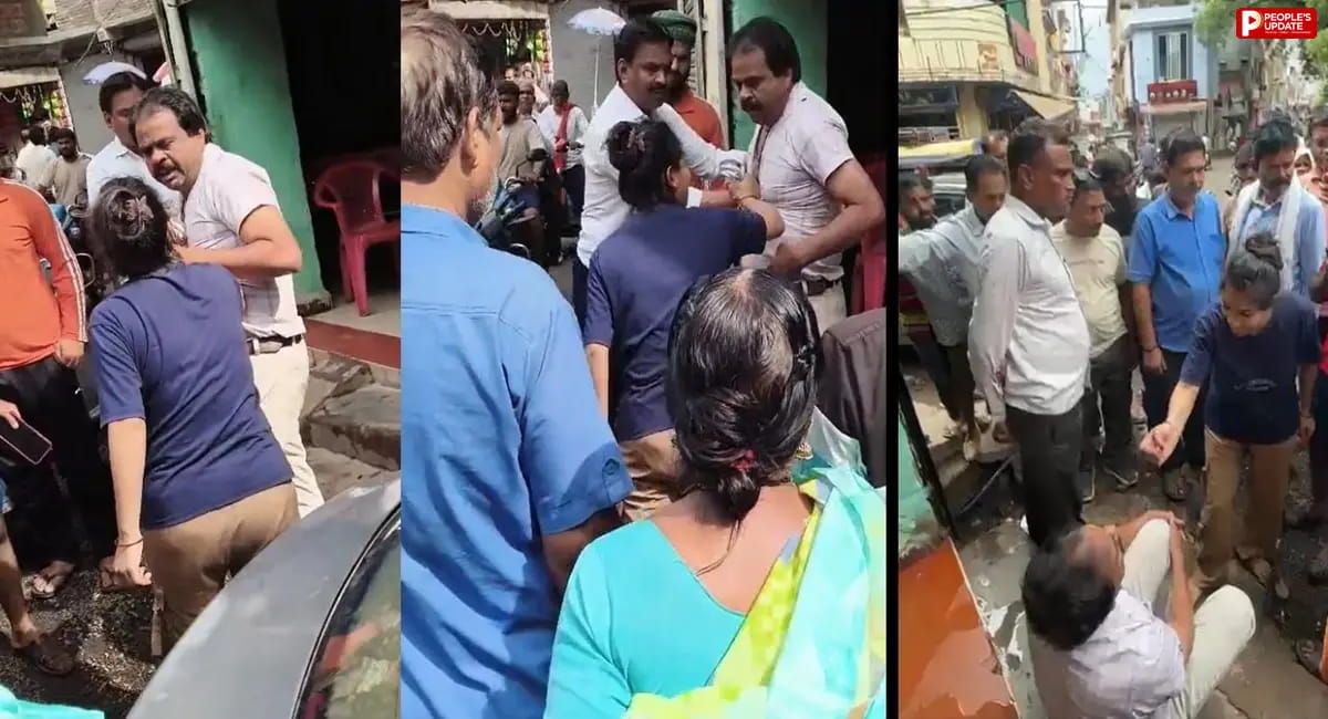 भतीजी ने कॉलर पकड़कर जड़े थप्पड़; VIDEO वायरल