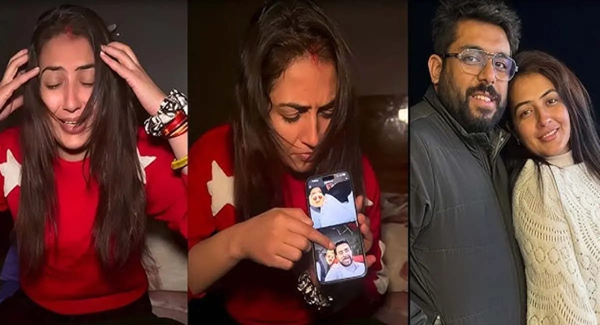 रोते-बिलखते हुए पति पर लगाए बेवफाई के आरोप, VIDEO VIRAL