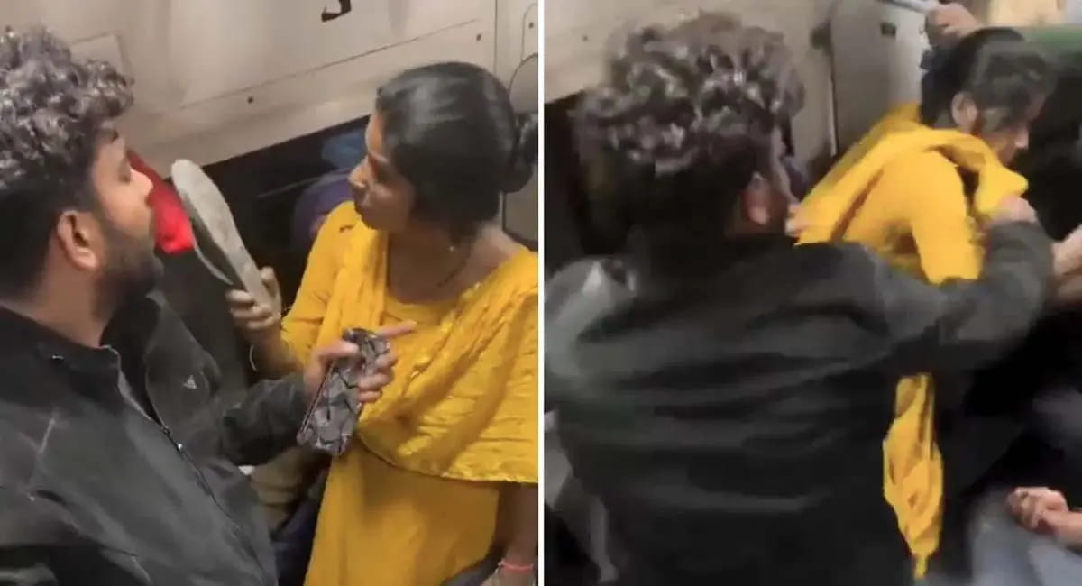 बहस के बाद युवक ने महिला को जड़े थप्पड़ ही थप्पड़