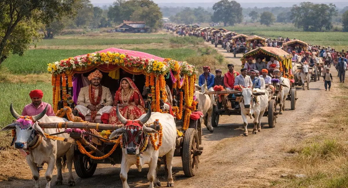 पन्ना की अनोखी शादी बनी चर्चा का विषय