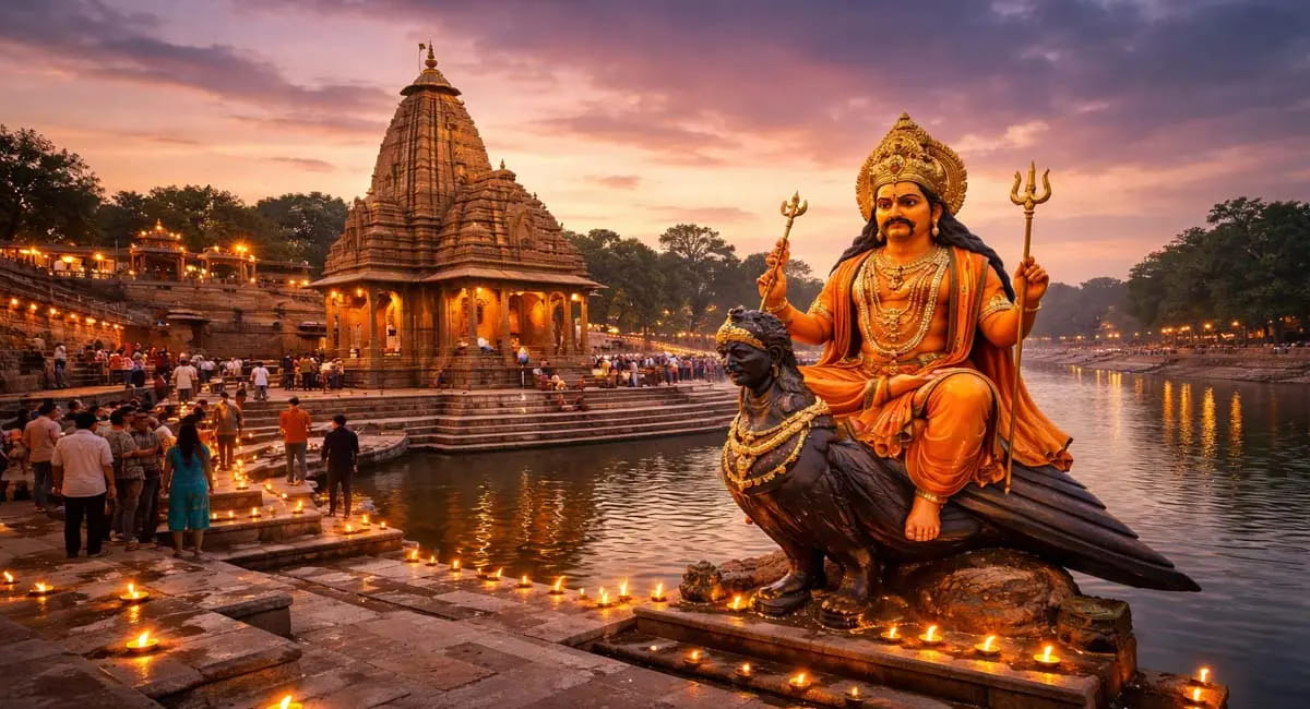 उज्जैन के इस मंदिर में शनिदेव का अनोखा पिंडी रूप