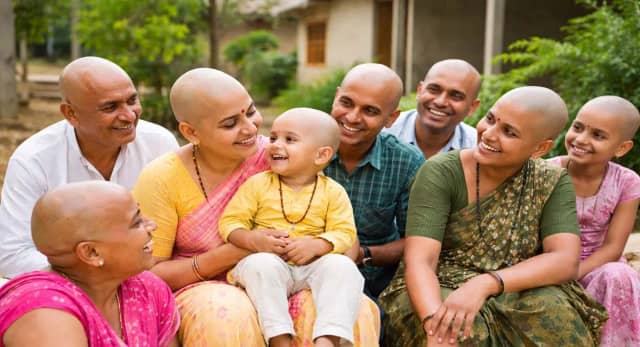 एक बच्चे के लिए पूरा परिवार हुआ गंजा, देखकर रह जाएंगे हैरान!