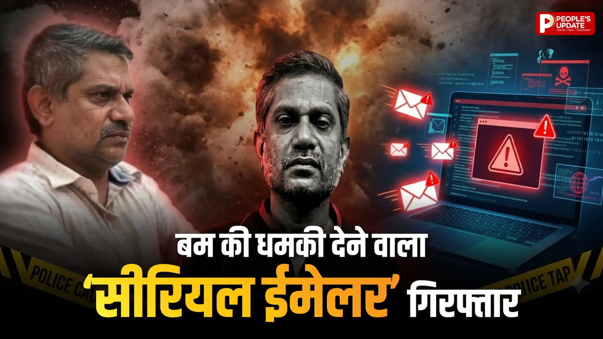 पीपुल्स यूनिवर्सिटी समेत कई संस्थान में मचाई सनसनी, मैसूर से आरोपी गिरफ्तार