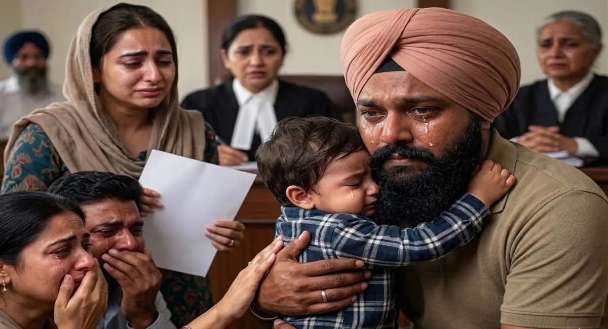 मां को मिली कस्टडी, पिता से अलग होते ही बिलख पड़ा मासूम, VIDEO VIRAL
