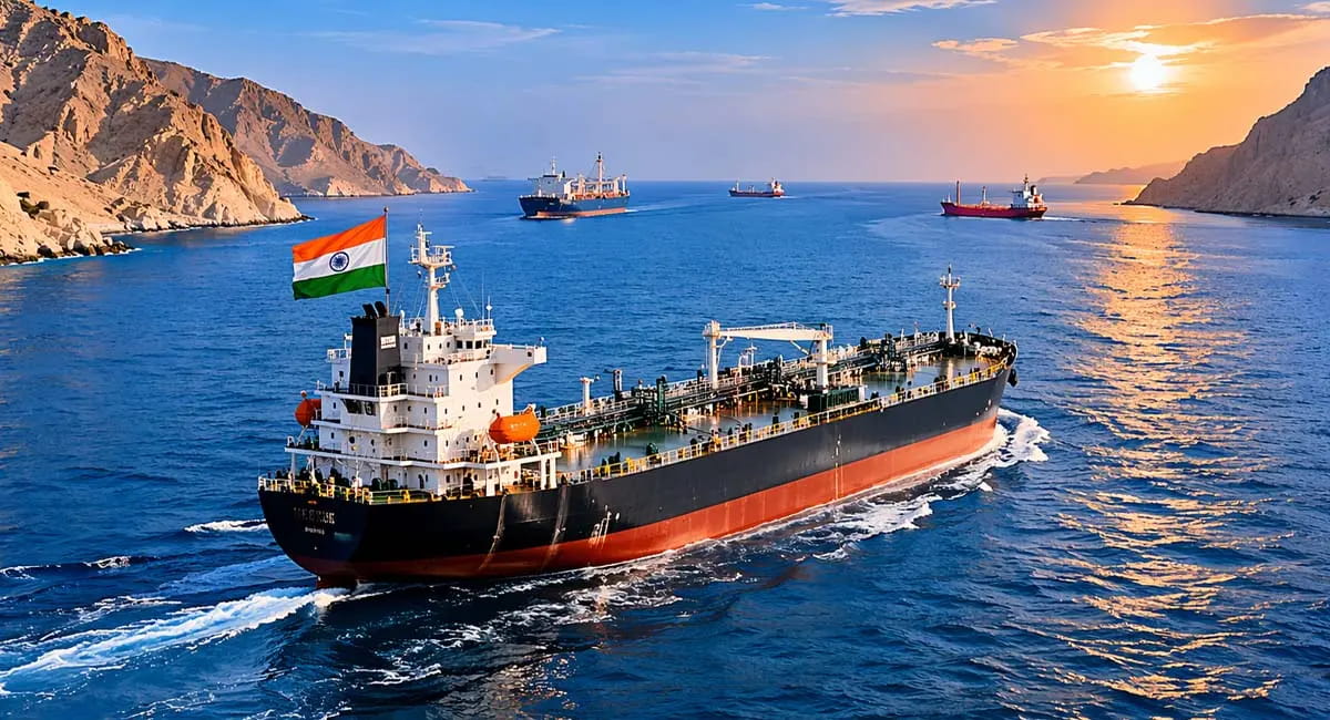 जंग जैसे हालात में ‘देश गरिमा’ ने खतरे के बीच पार किया होर्मुज