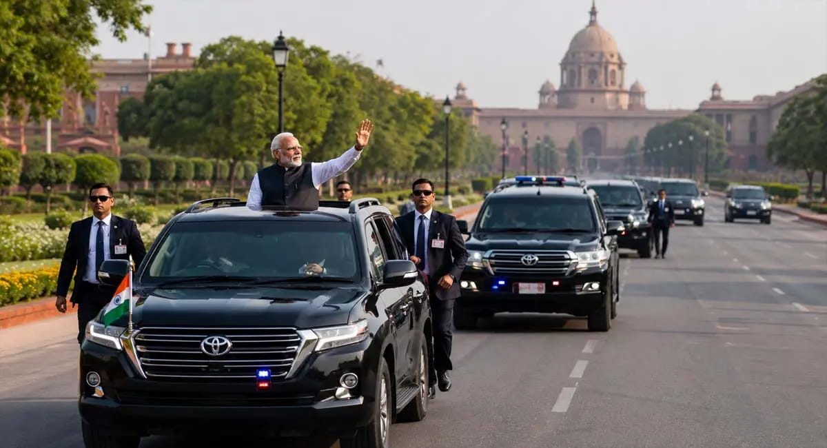 PM मोदी का काफिला हुआ छोटा, 50% तक घटाई गई गाड़ियों की संख्या, SPG ने लागू किया आदेश