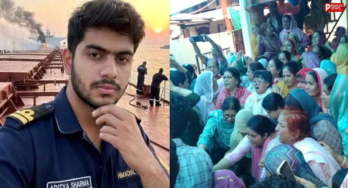 नम आंखों से दी गई आदित्य को अंतिम विदाई, ओमान हमले में गई थी जान