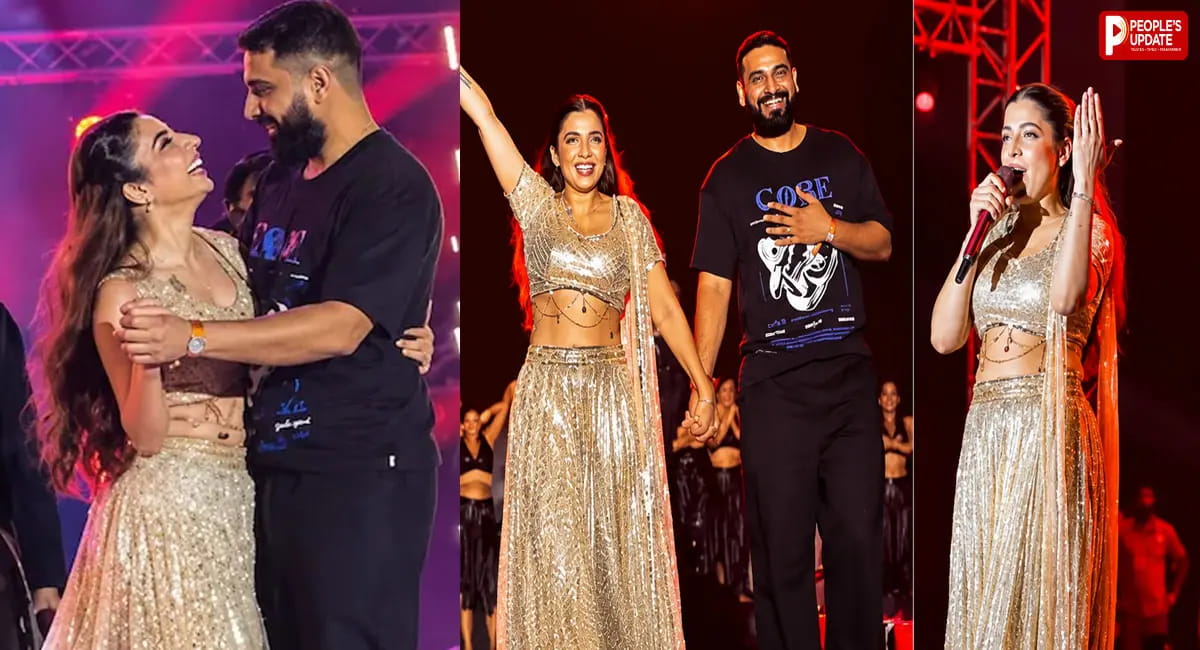 सिंगर जैस्मिन सैंडलस ने LIVE स्टेज पर खत्म किया सस्पेंस! 'चौधरी साहब' का कराया दीदार, सगाई की खबर से फैंस हैरान