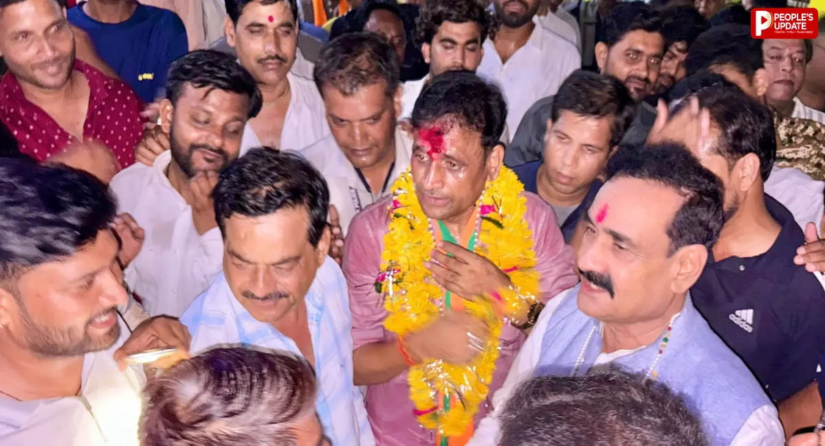 कहकर नरोत्तम मिश्रा हटे पीछे, BJP उम्मीदवार आशुतोष तिवारी का कराया स्वागत