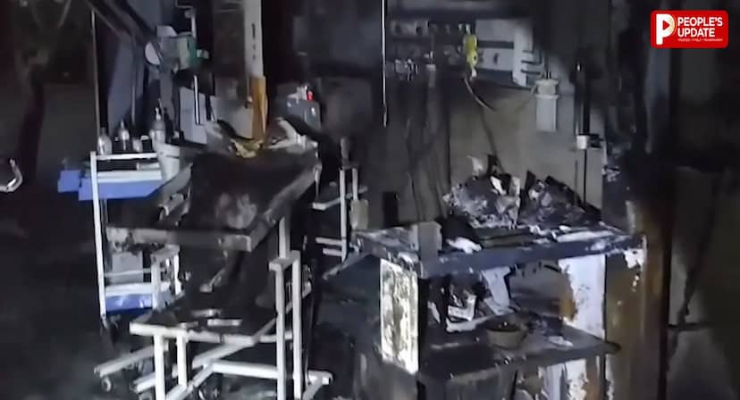 अमरावती के सरकारी अस्पताल में भीषण आग, 3 नवजातों की मौत, 6 बच्चे घायल