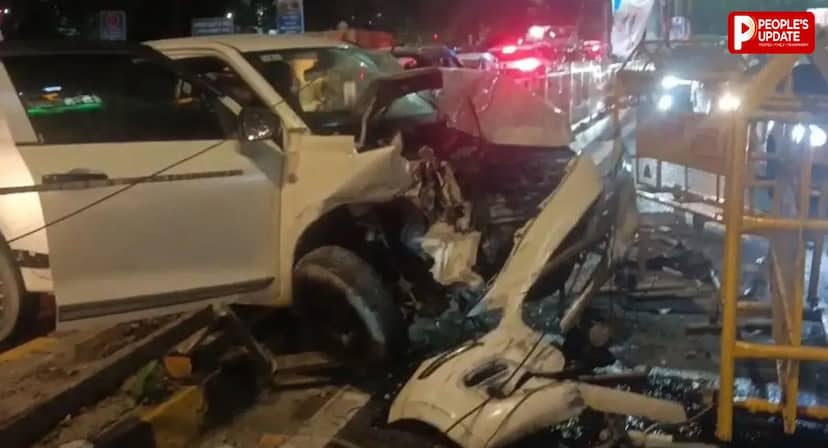 दिल्ली ITO पर भयानक हादसा! डिवाइडर तोड़कर दूसरी गाड़ी से भिड़ी कार, 2 विधायक समेत कई घायल