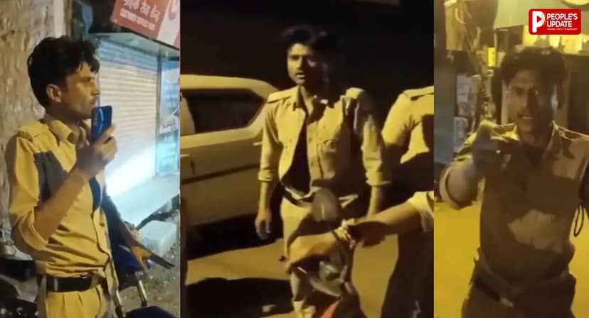 गुना में नशे में धुत सिपाही का हंगामा, लोगों से बदसलूकी; सरकारी राइफल भी थी साथ