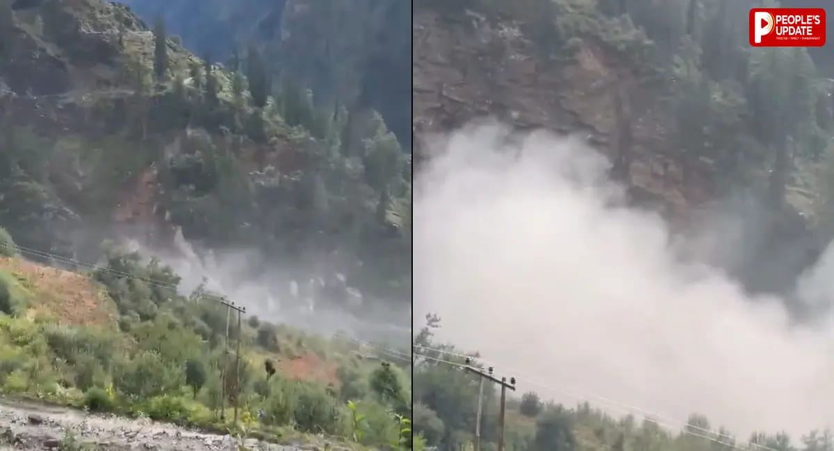 पहाड़ी से पहले गिरते रहे पत्थर, फिर अचानक खिसका पूरा पहाड़; शिमला में लैंडस्लाइड का खौफनाक मंजर