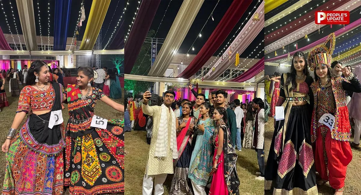 People’s University में ‘पंखिड़ा 2K26’ का आगाज, गरबा-डांडिया की धुन पर झूमे स्टूडेंट्स; गुजरात की रंगीन छटा ने मोहा मन