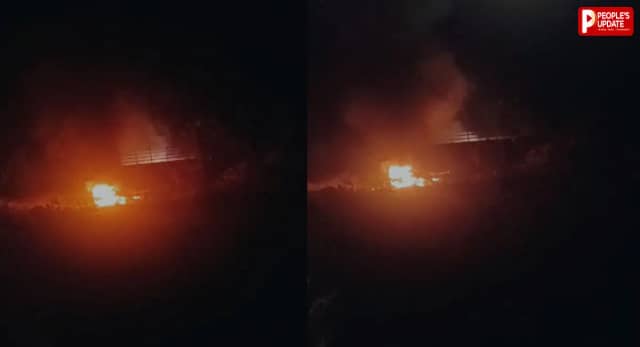 Mhow Accident: पटाखों से भरा वाहन खाई में गिरा, आग लगते ही होने लगे जोरदार धमाके; चालक और क्लीनर घायल