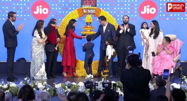 Jio Platforms IPO Listing: 1,358 पर खुला शेयर, पहले ही दिन 21.36% प्रीमियम; देश के सबसे बड़े IPO ने रचा इतिहास